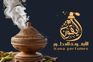 شعار الأيقونة للعطور